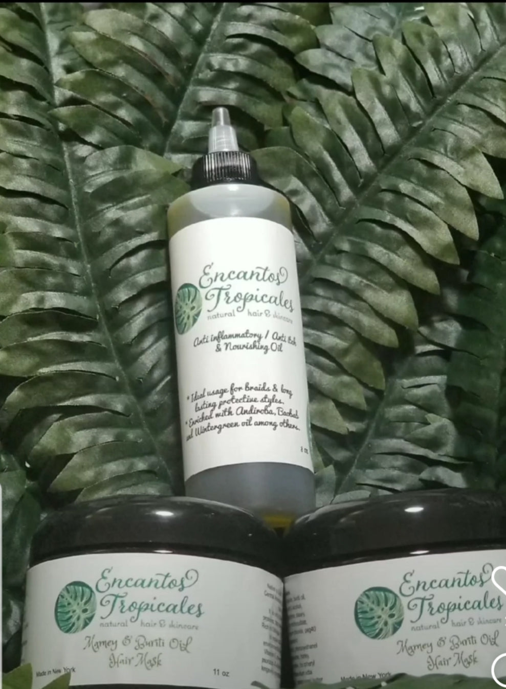 Growth/Anti Inflammatory Oil & 2 Hair Masks (Christmas Bundle)